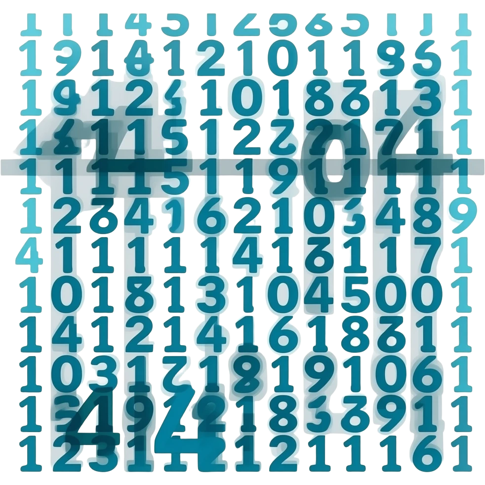 digital rain matrix minimal not so small numbers emoji
