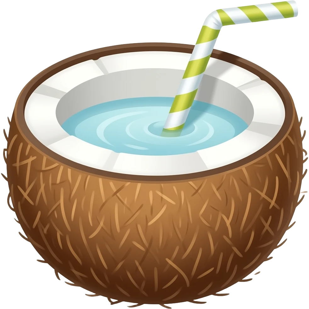 coconut water emoji