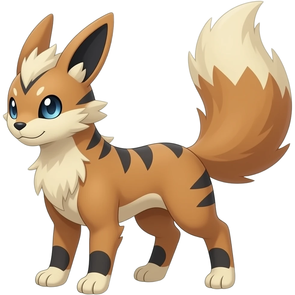 Pyroar-Furret-Shinx-Luxio-Luxray-Fakémon-hybrid emoji