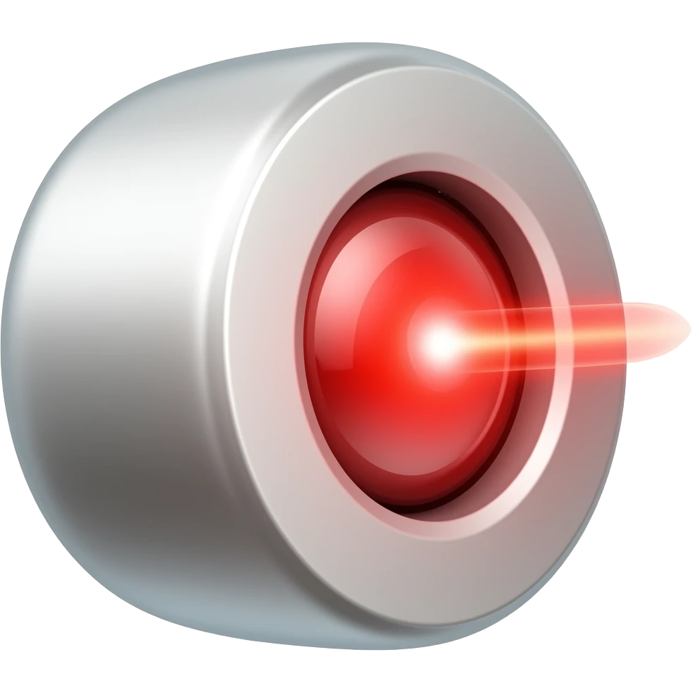 red laser emoji