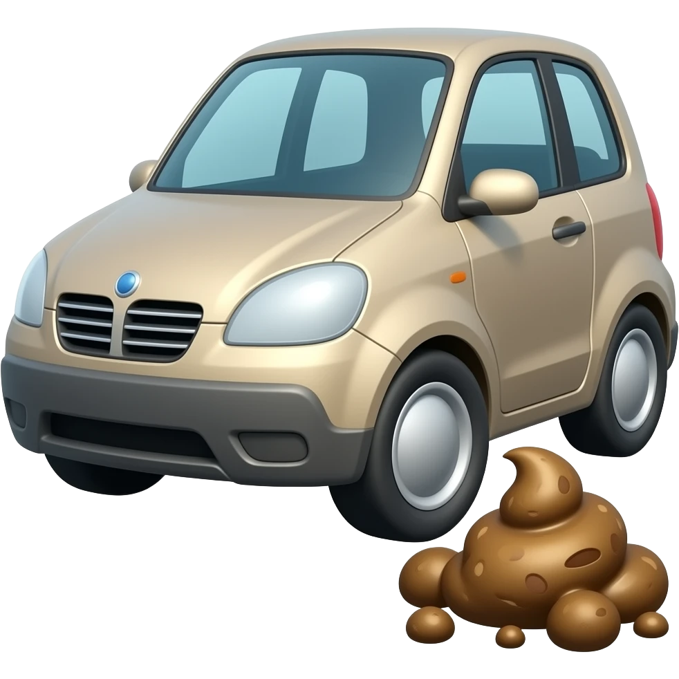 car poo emoji