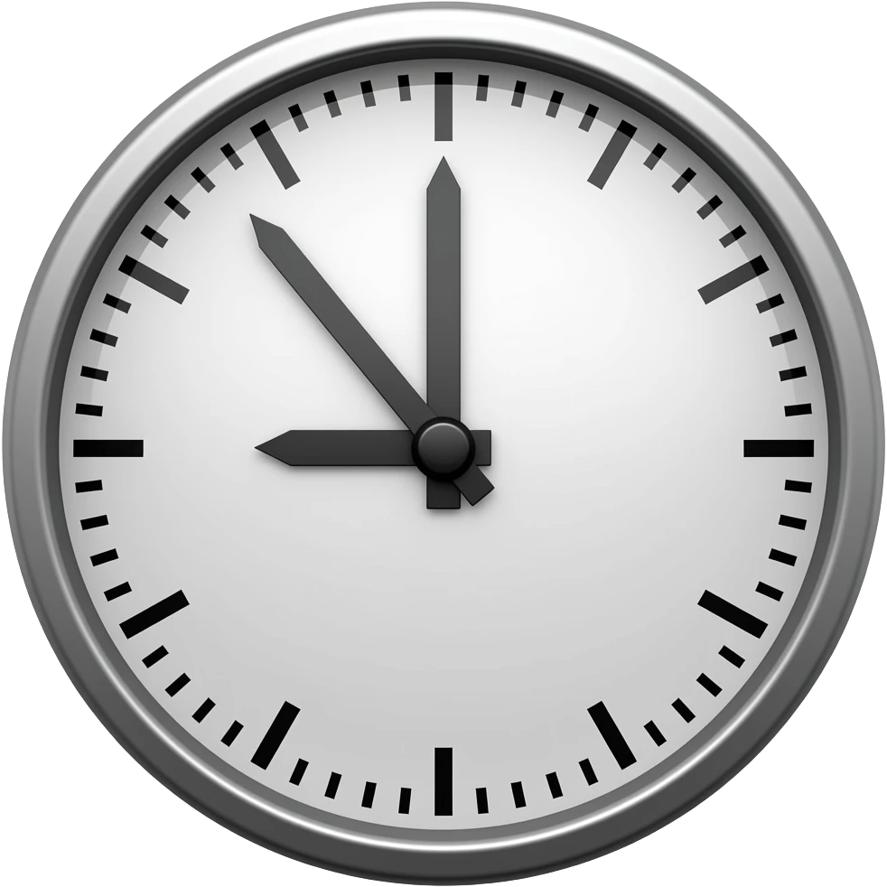 5 O’Clock emoji