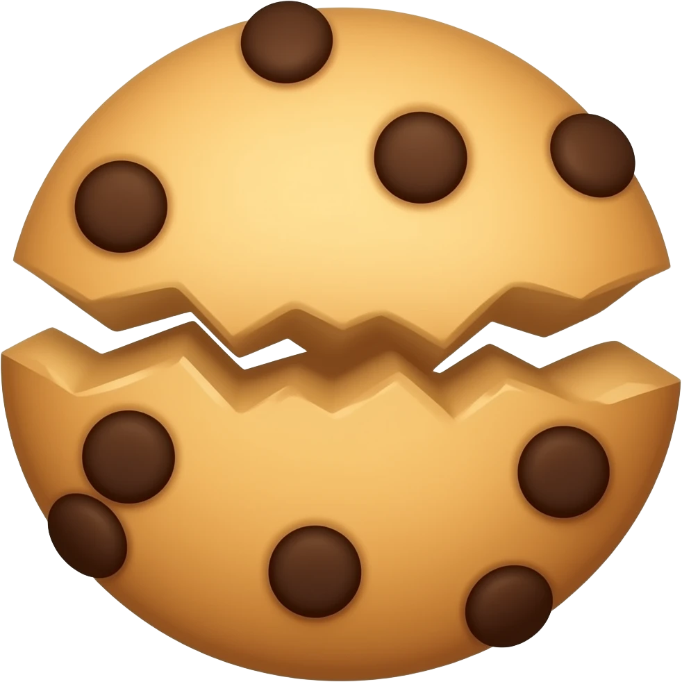 Crumble cookie emoji