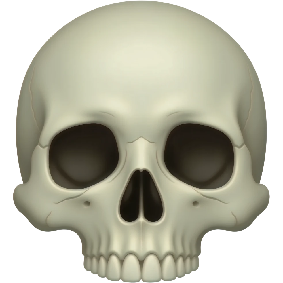 Scull face emoji