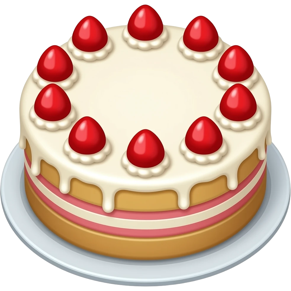 cake top view emoji