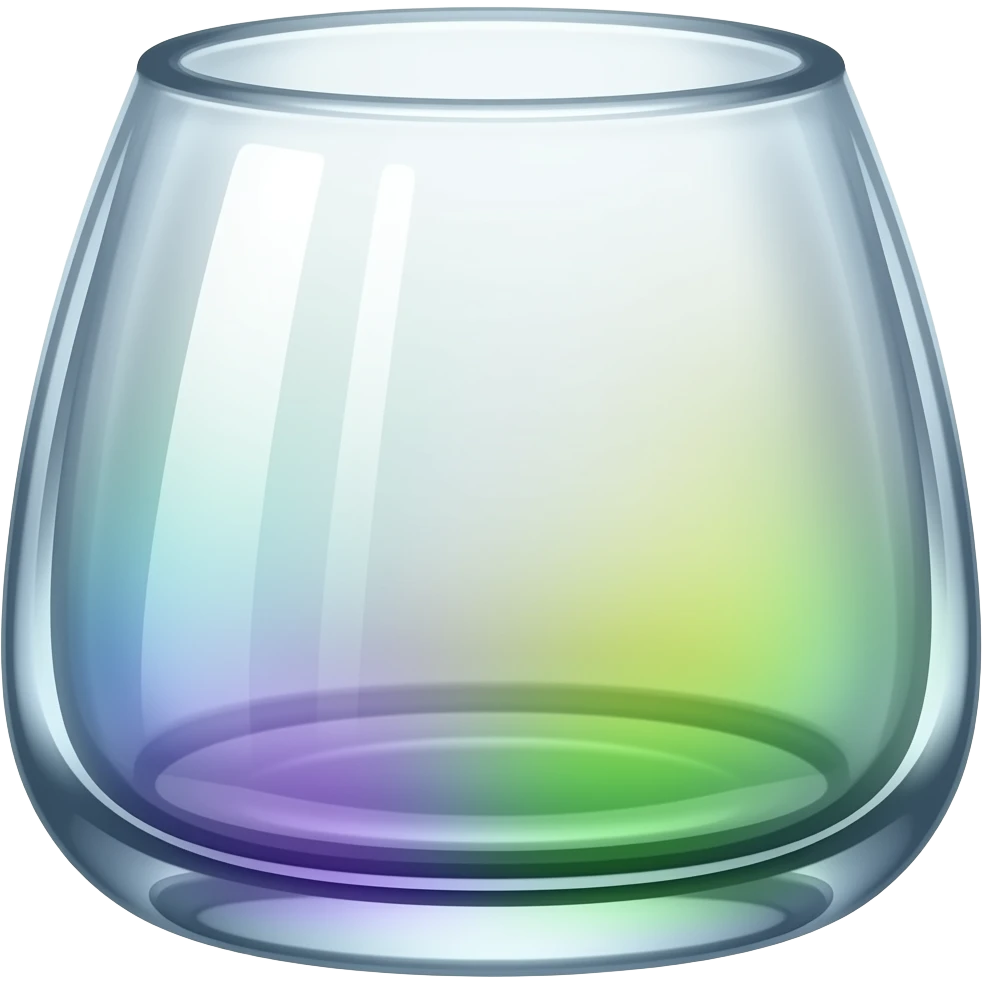 colourfull glass emoji