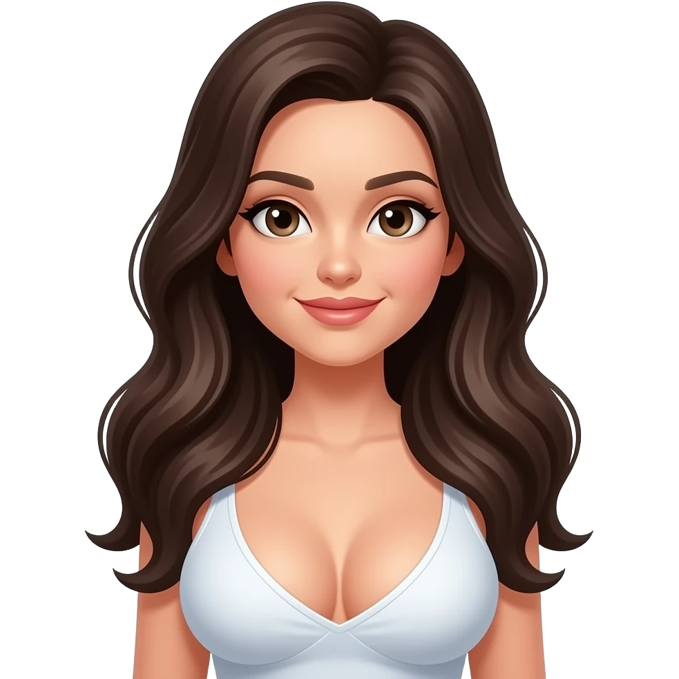 Hottie with big boobs emoji