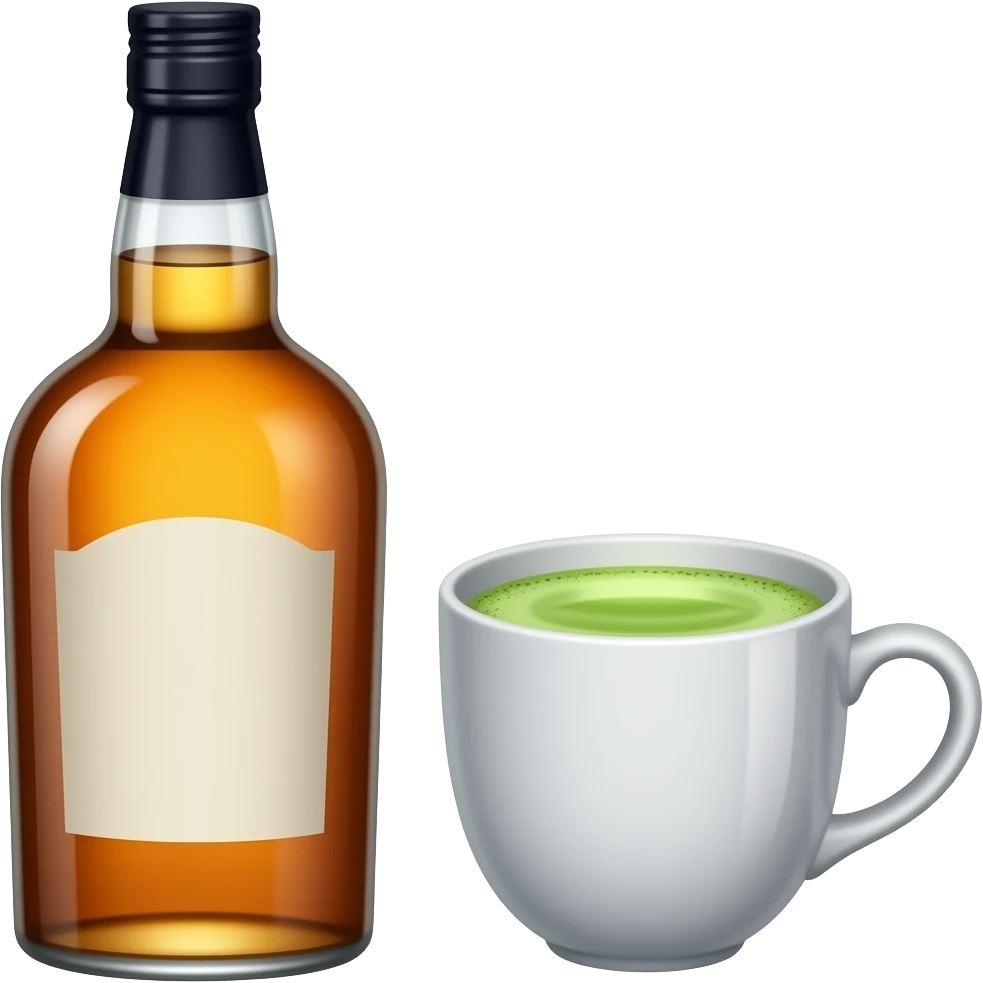 whisky matcha emoji