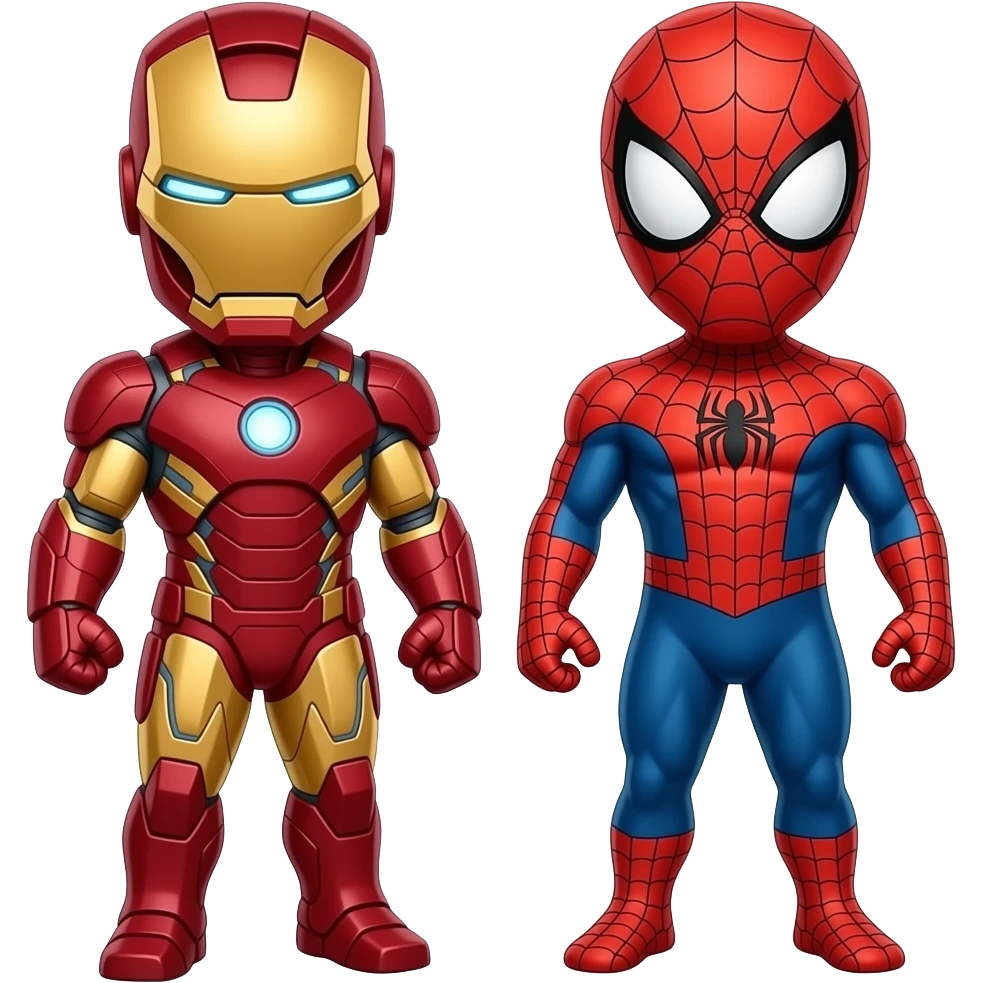 Ironman spiderman emoji