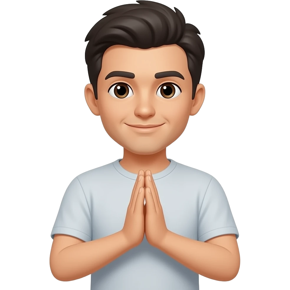 여기서 두손 얹는 버전 emoji