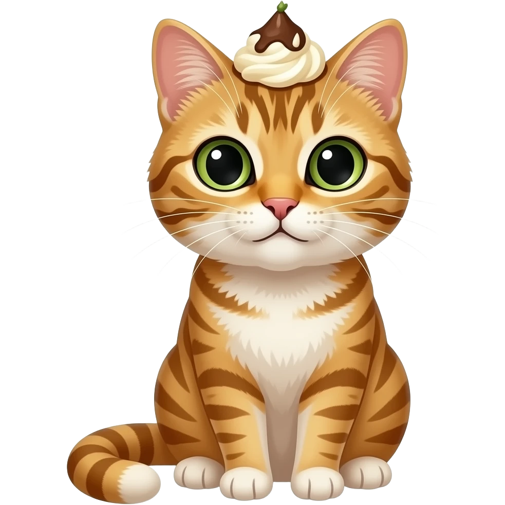 tiramisu cat no plate emoji