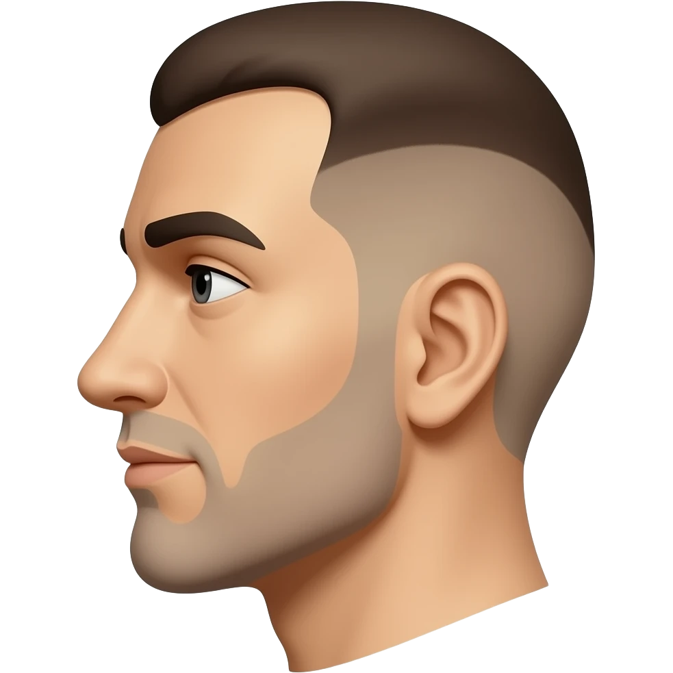 Mace face at side emoji