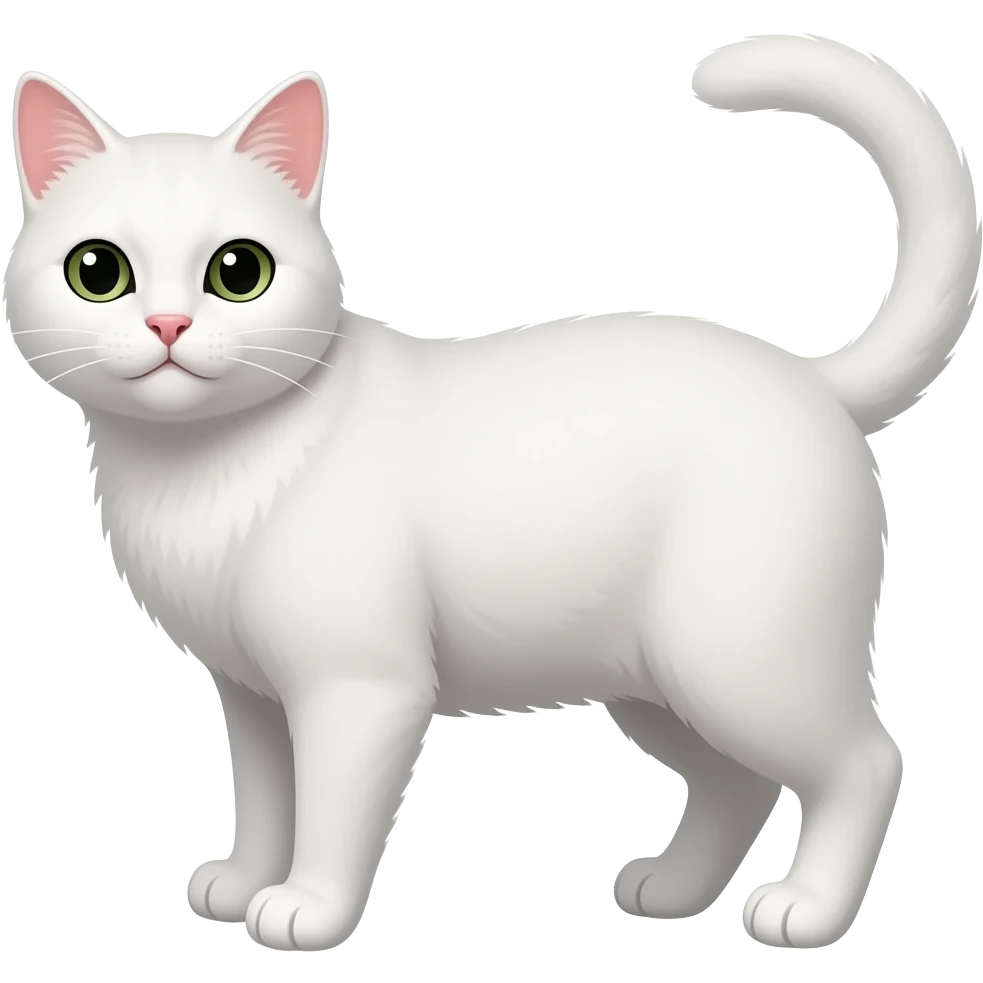 White cat emoji
