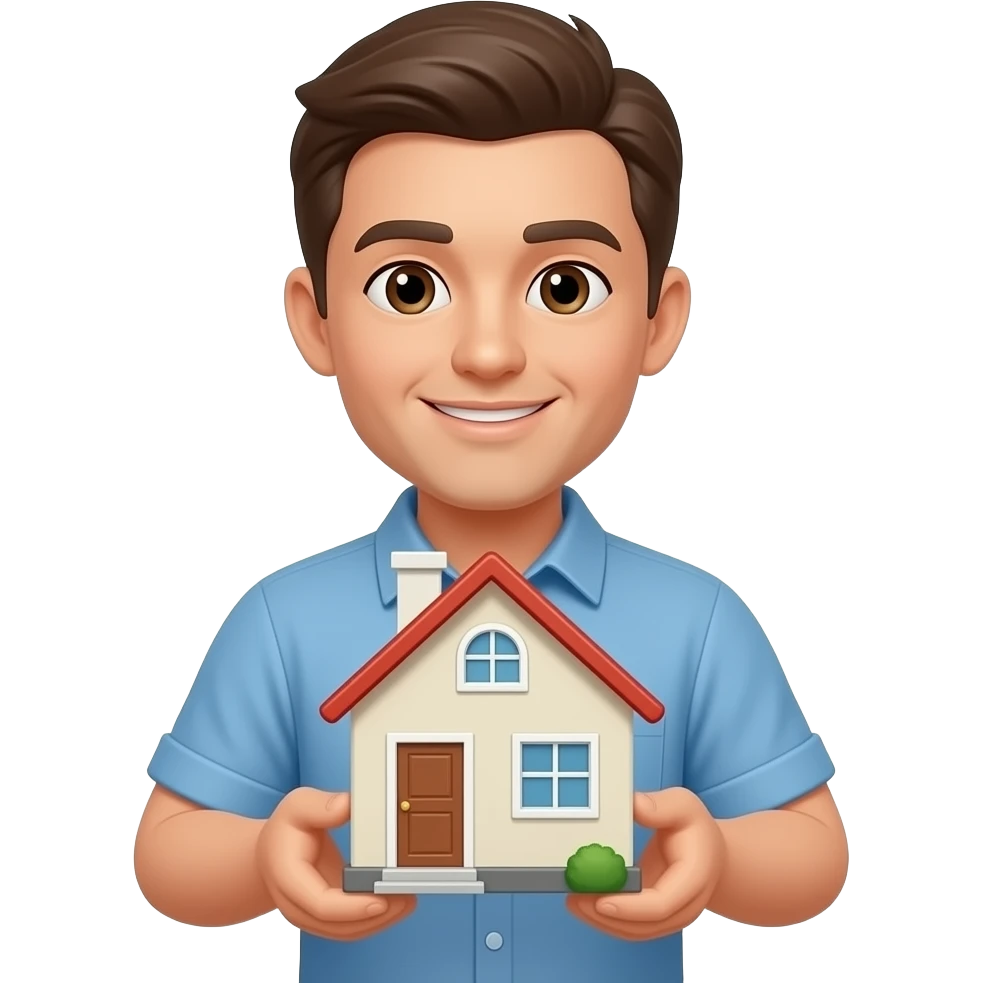 holding a house emoji