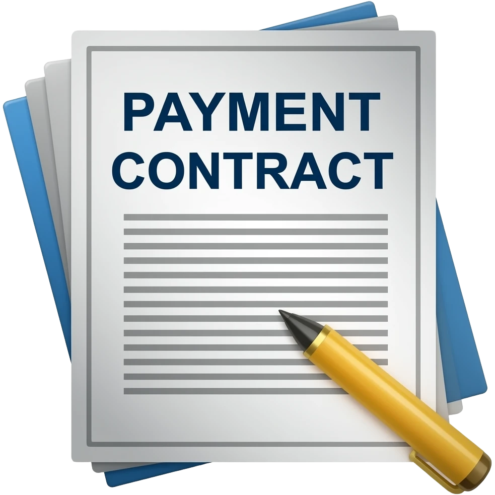 contrato down payment emoji