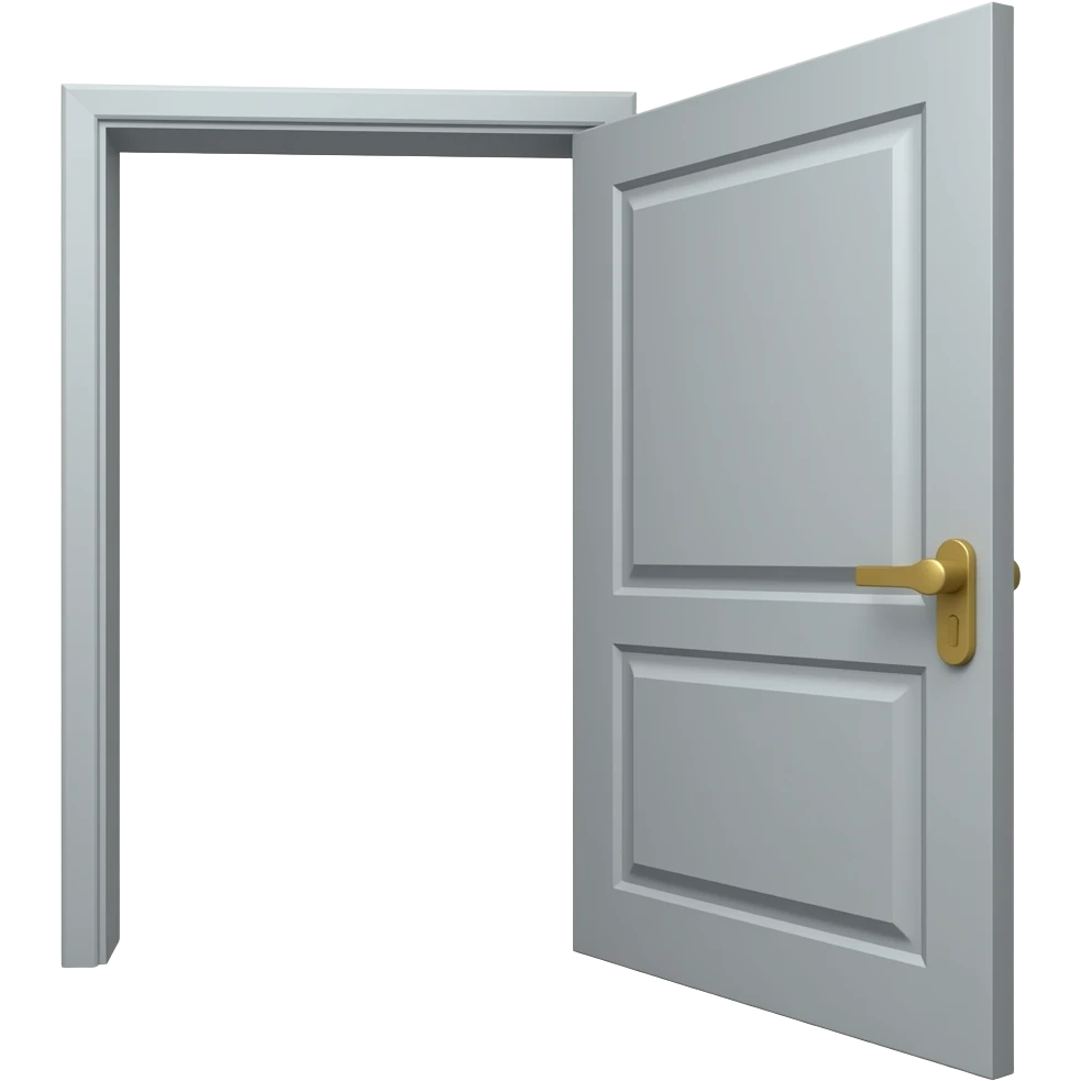 une porte qui s'ouvre emoji