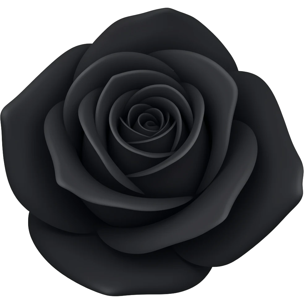 Black rose emoji emoji
