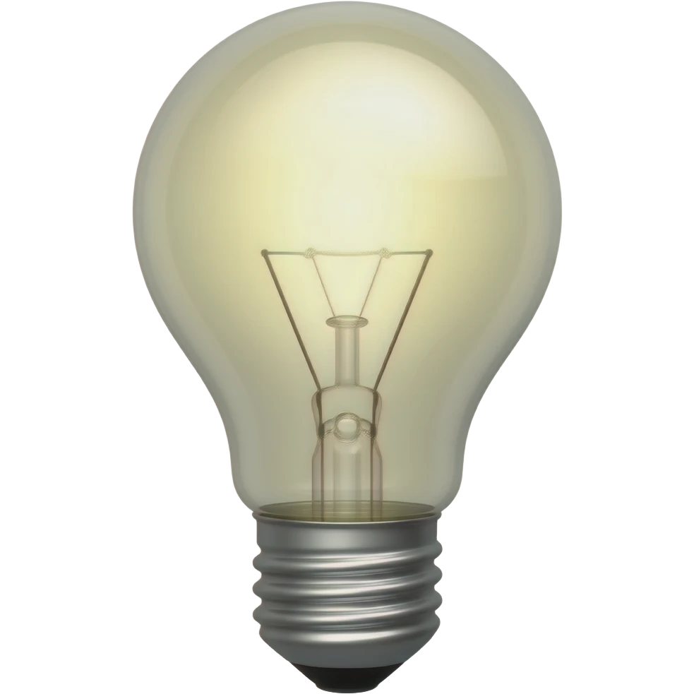 light bulb emoji