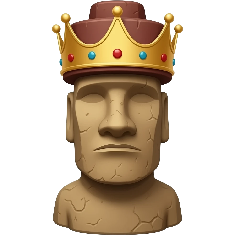 👑🗿 emoji
