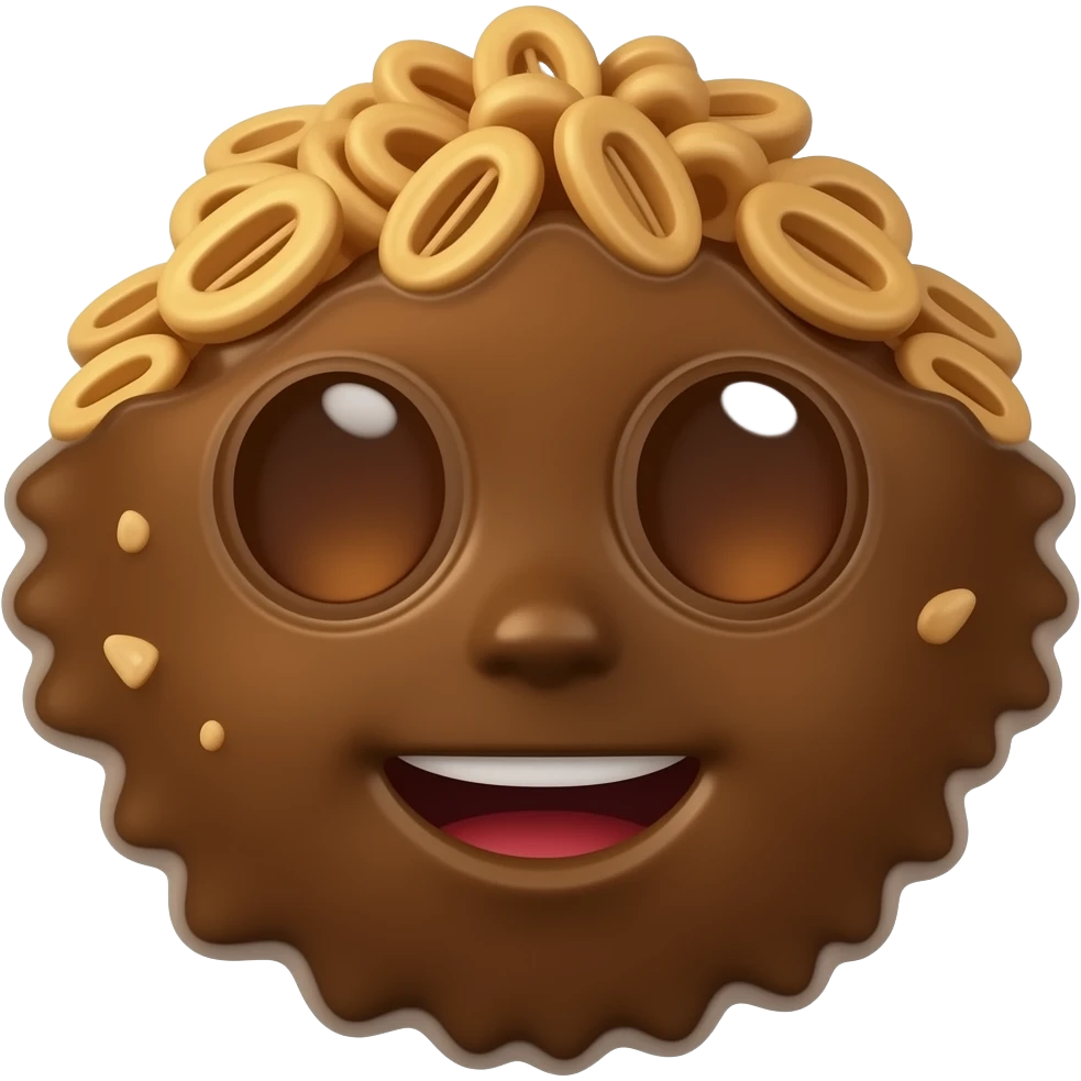 chocolate granola emoji