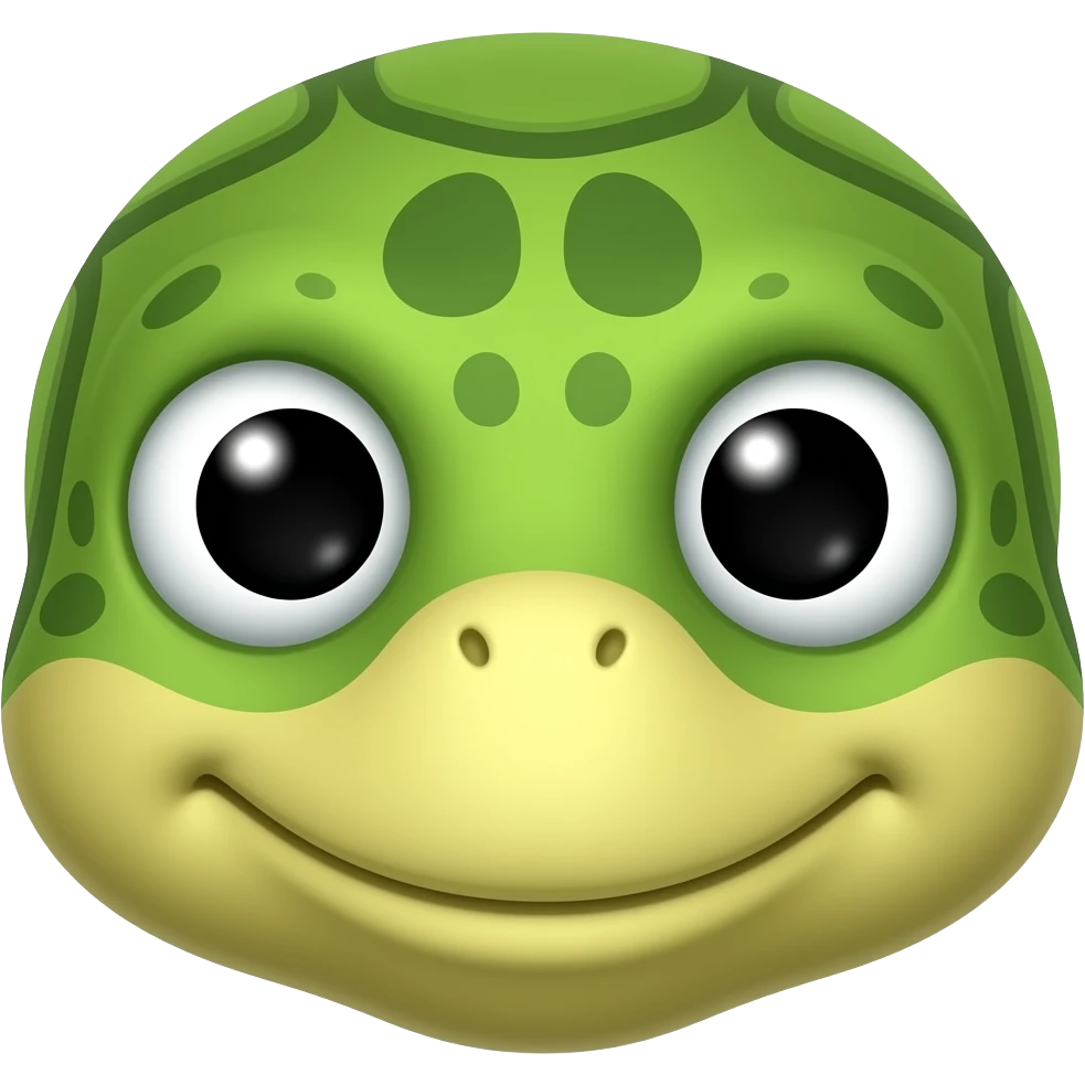 turtle face emoji