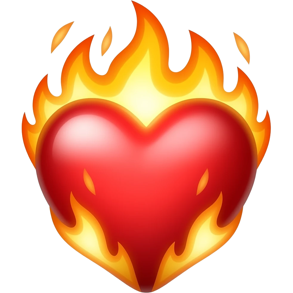 ❤️‍🔥+🔥 emoji
