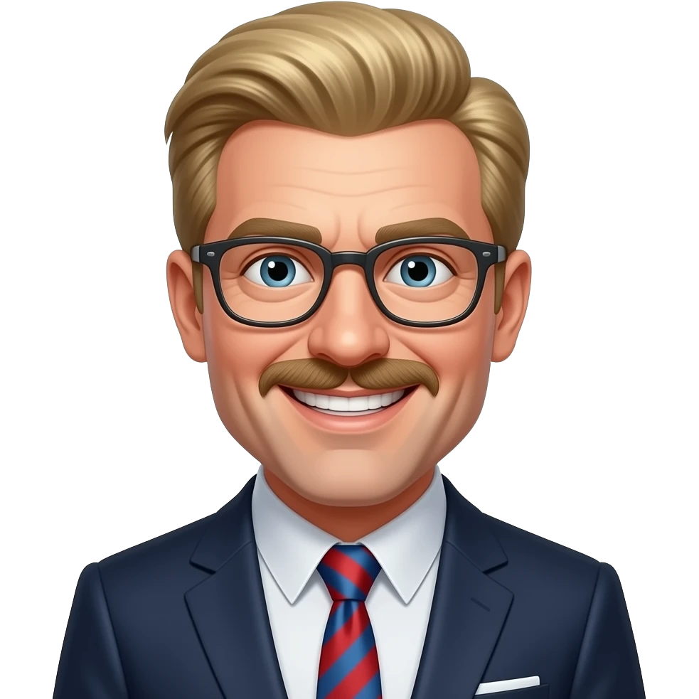 alfred, business like with a wild sarcastic flair emoji