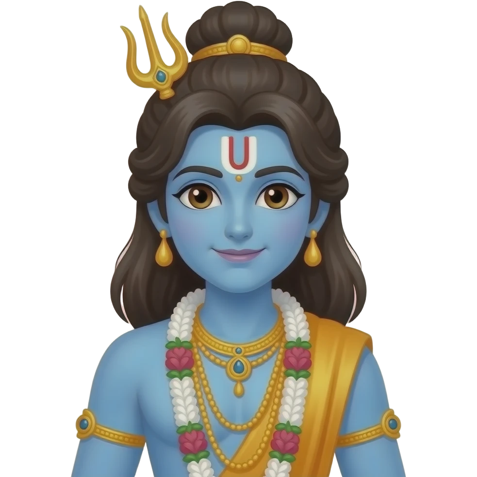 Krishna ji anime beautiful emoji