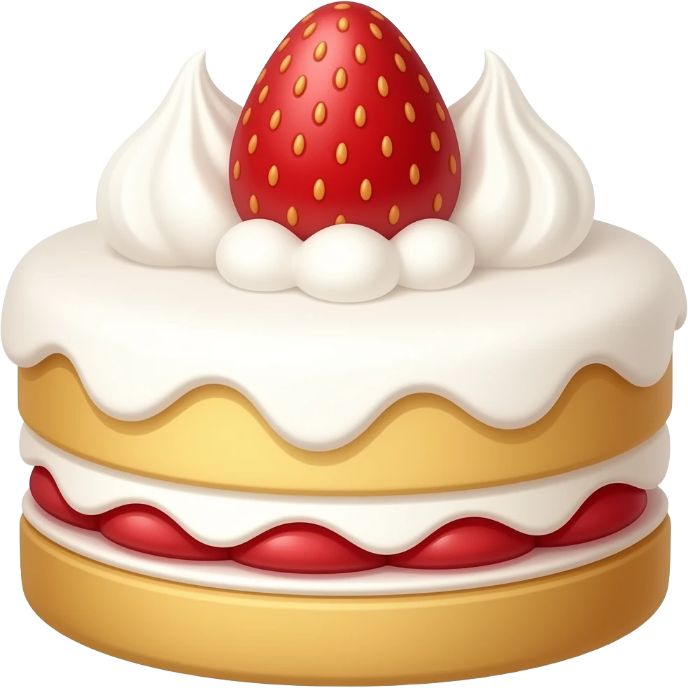 strawberry shortcake emoji
