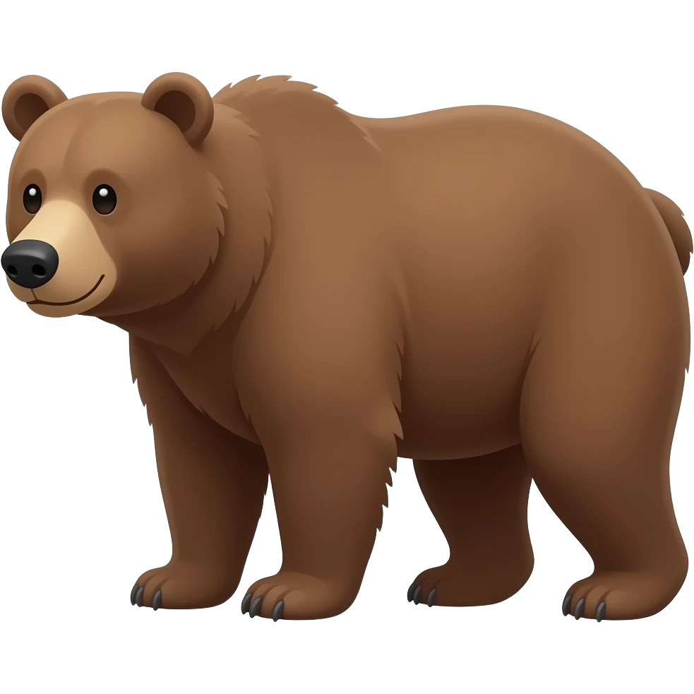 brown bear emoji