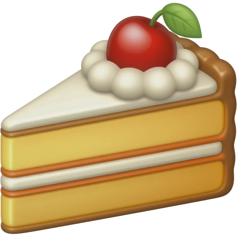 Eating cake emoji