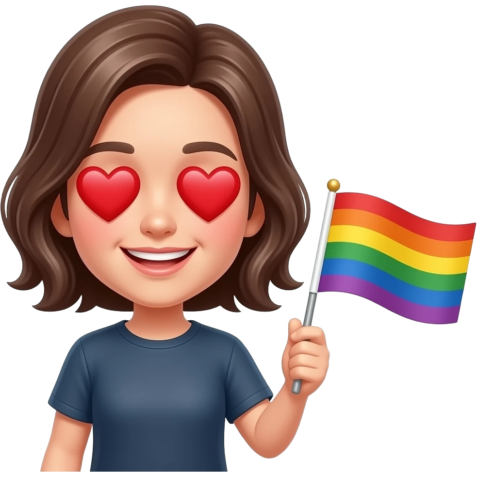 😍🏳️‍🌈 emoji