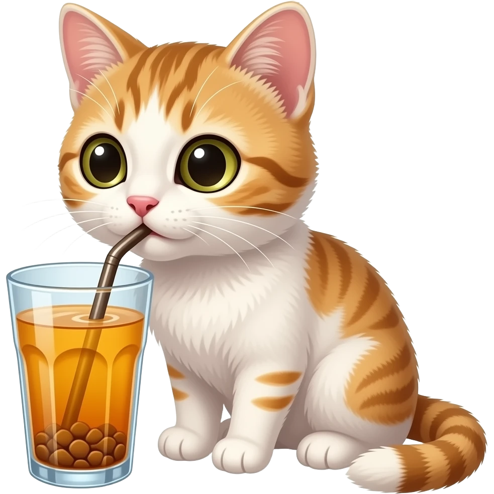 ช่วยทำอะไรหรอกคิตตี้กินชาไทยอยู่ emoji
