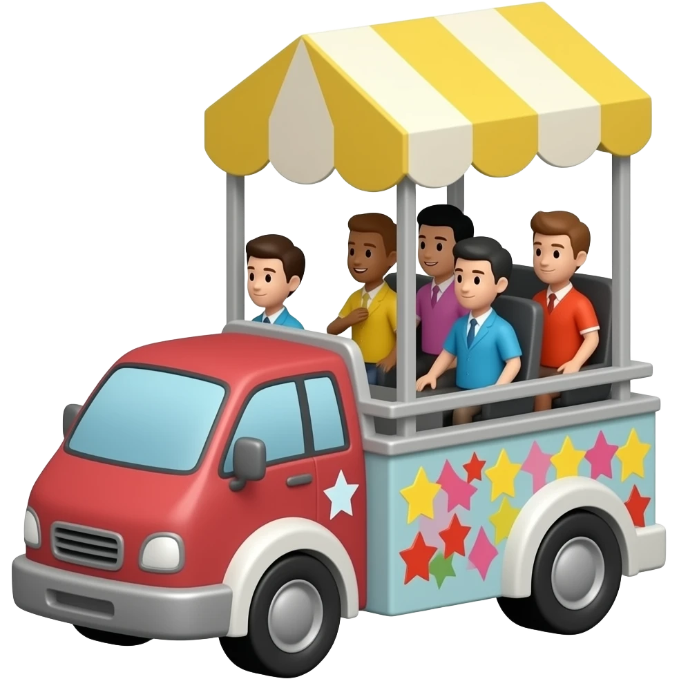 Parade float emoji