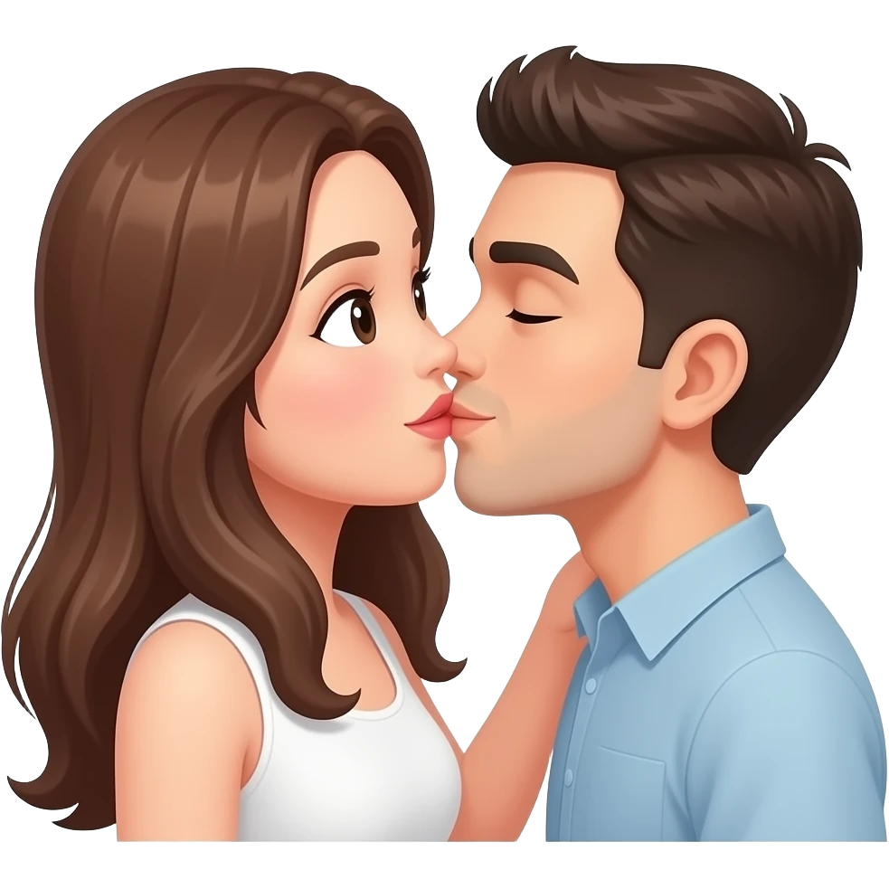 Making out emoji