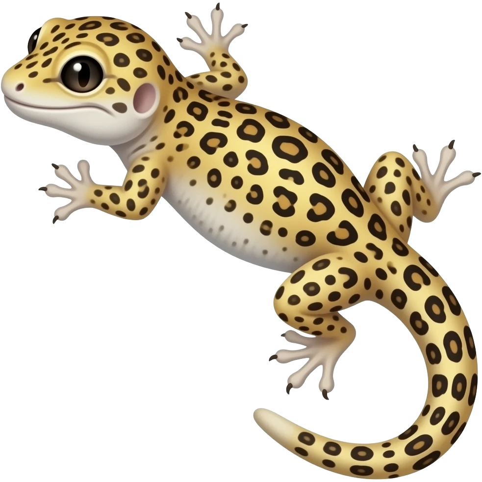 Gecko leopard emoji