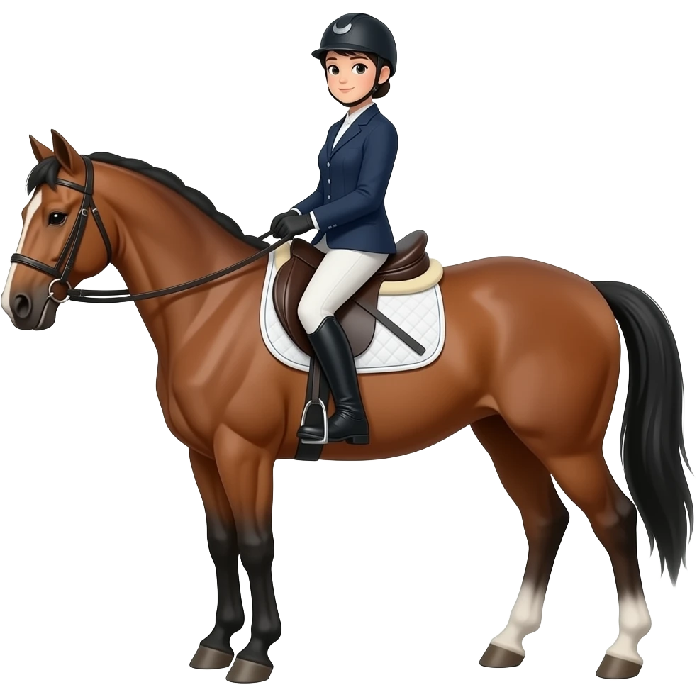 horse rider emoji