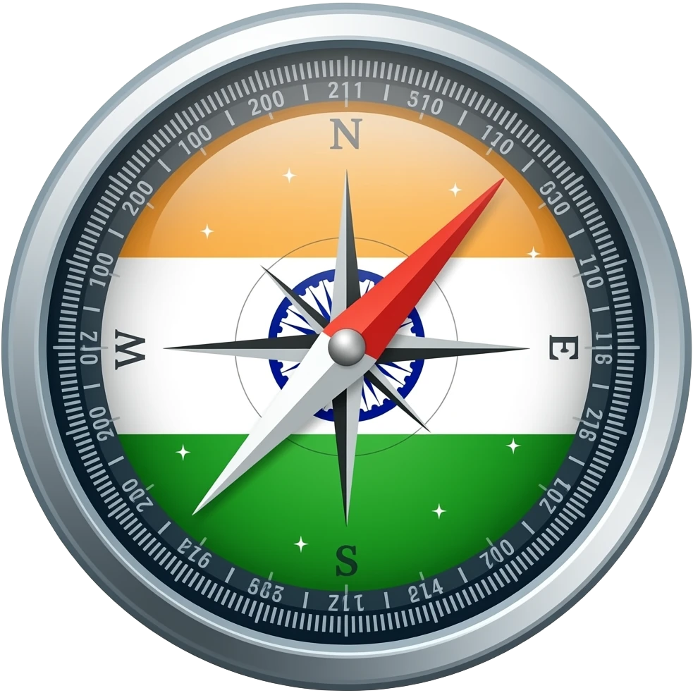 🧭🇮🇳✨ emoji