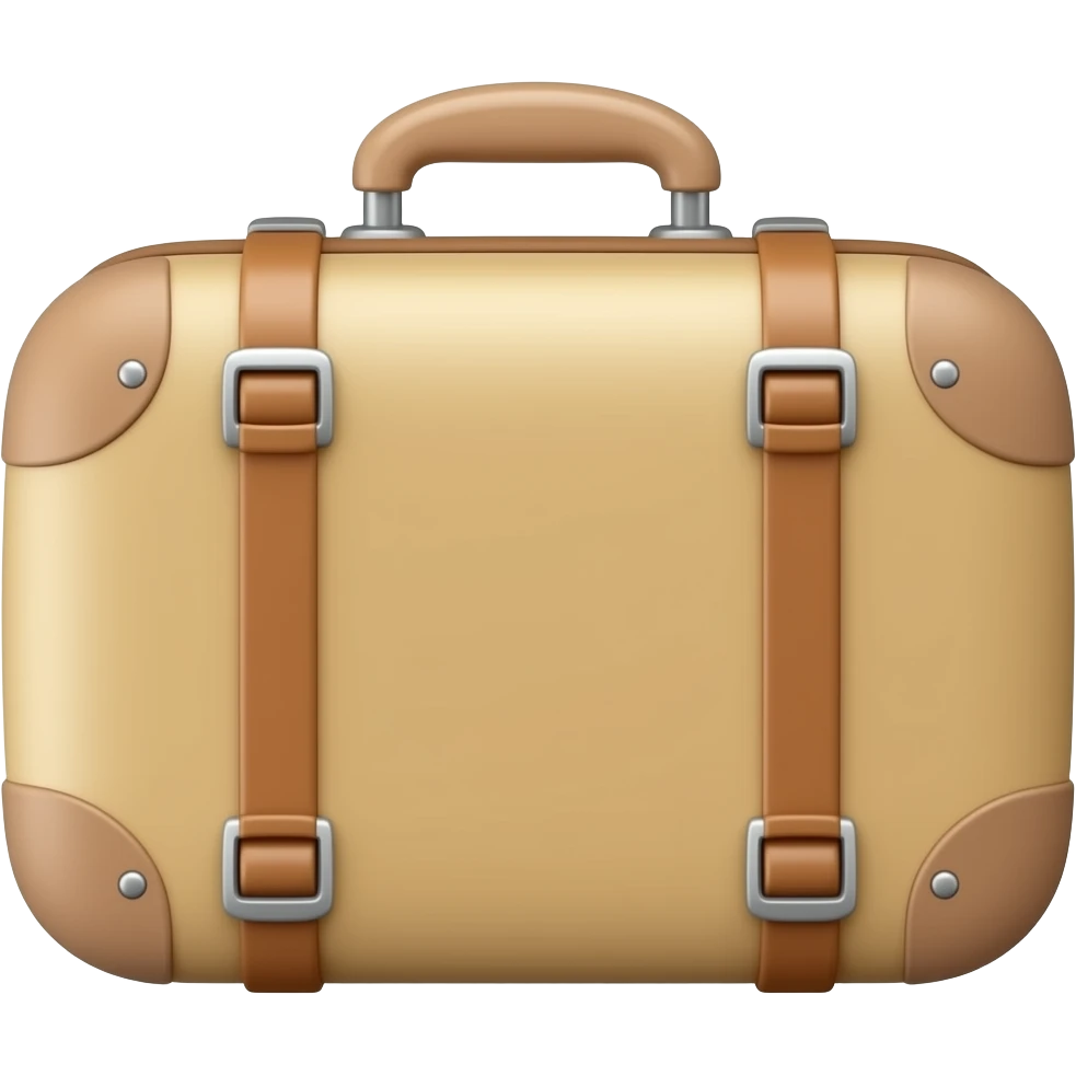 Beige travel emoji