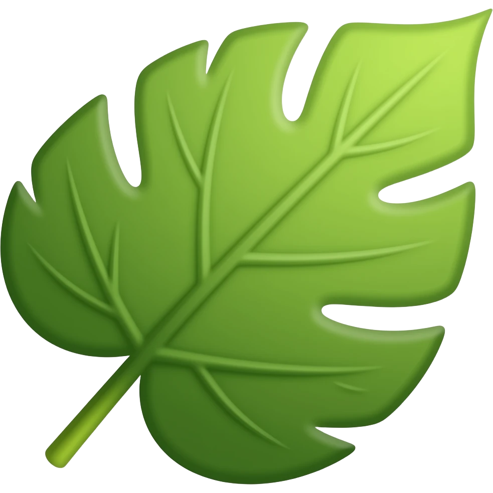 deux feuilles emoji