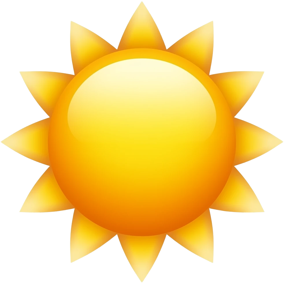 Sun emoji