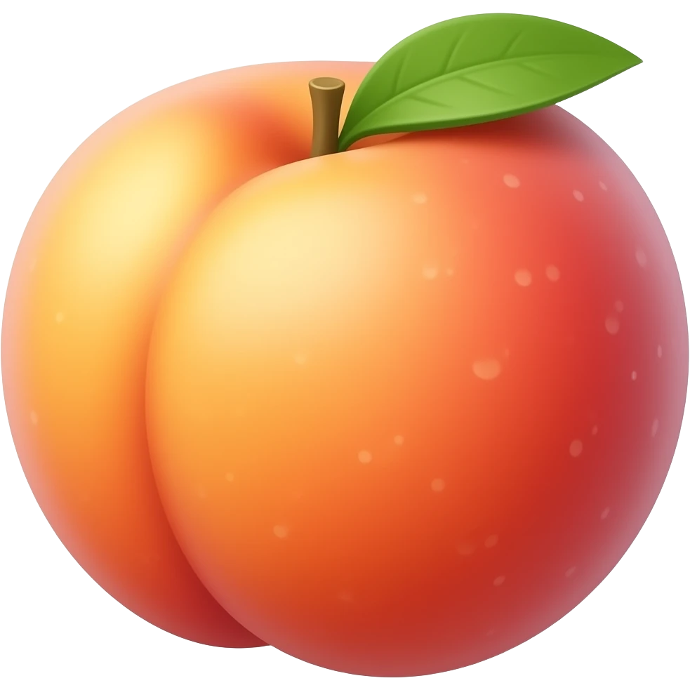 Peach emoji