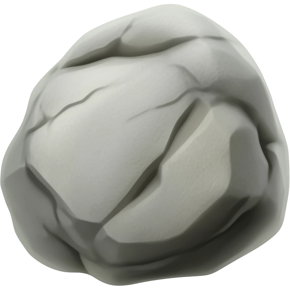 Rock emoji