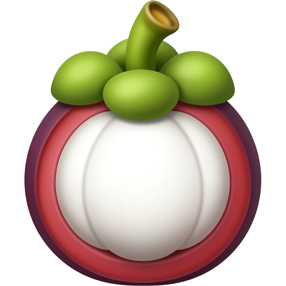 Mangosteen  emoji