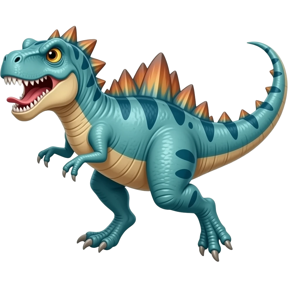 emoji dinosaur jumping angry face emoji