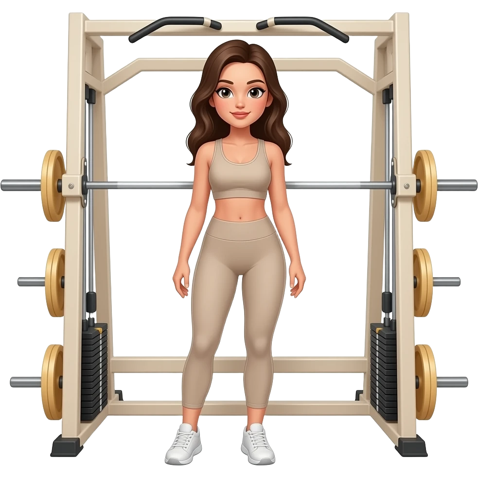 Gym, girl gym aesthetic beige emoji