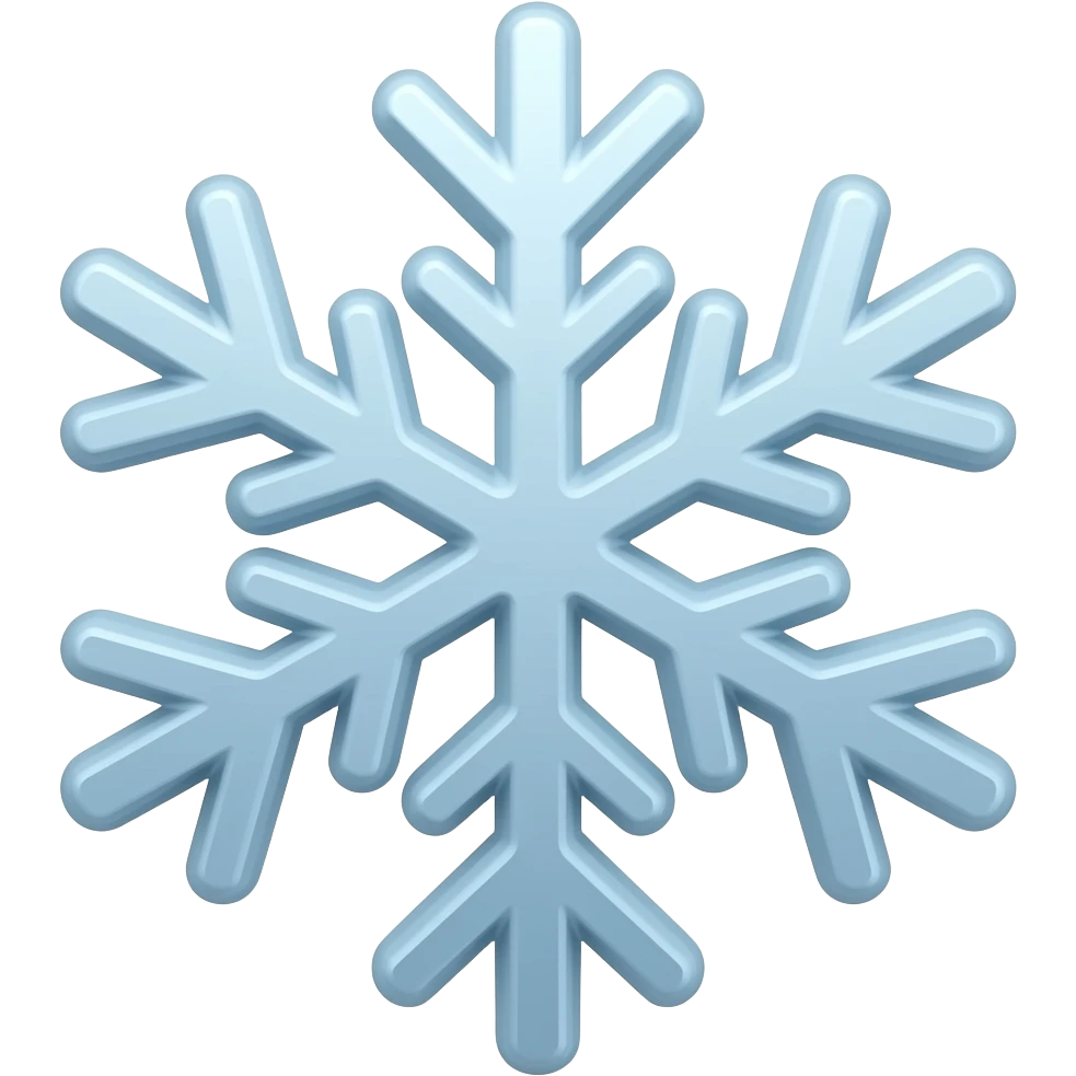 Snowflakes emoji
