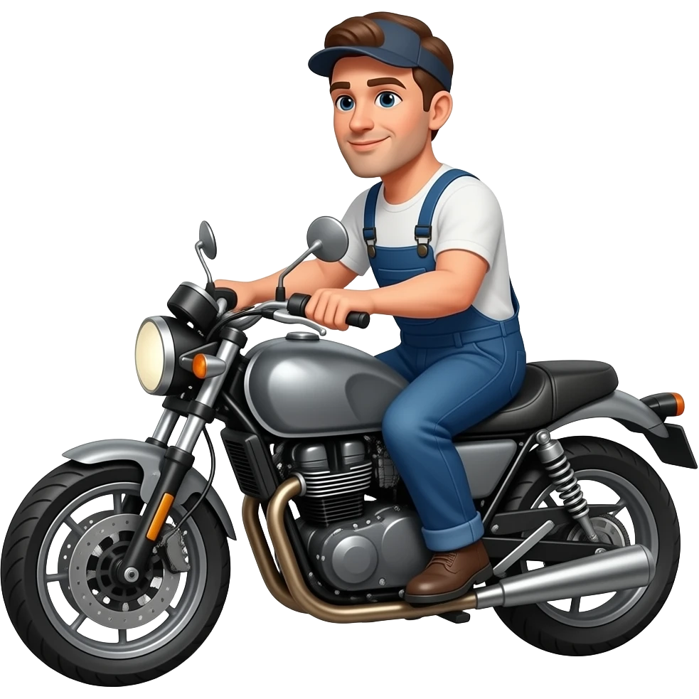 👨🏻‍🏭🏍 emoji