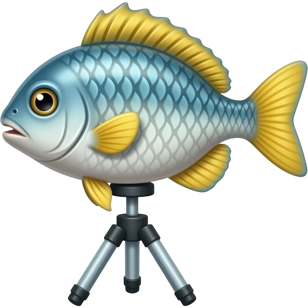 Tripod fish emoji