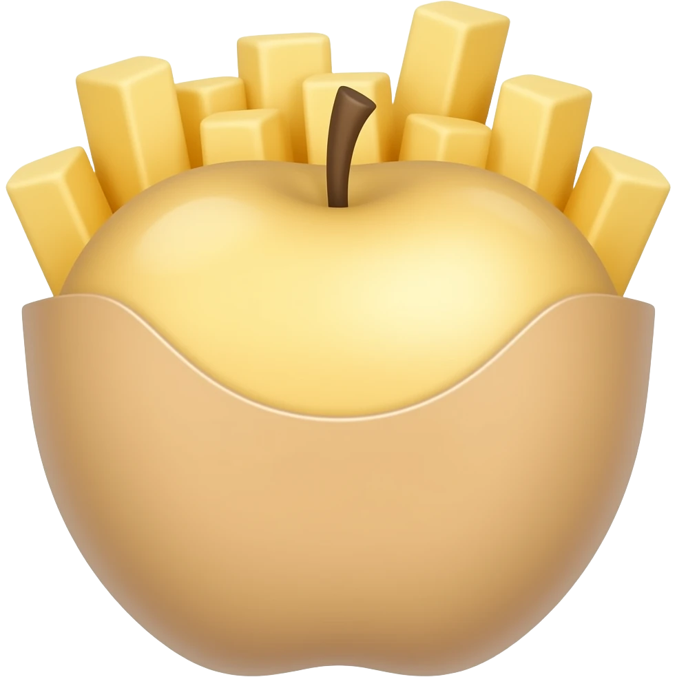 🍎🍟 emoji